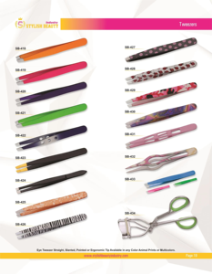 Pinzas para Cejas de Acero Inoxidable al por Mayor, Logotipo Personalizado OEM, Diseño Personalizado, Alta Calidad, Puntiagudas, Ecológicas y Ligeras - Product Image 5