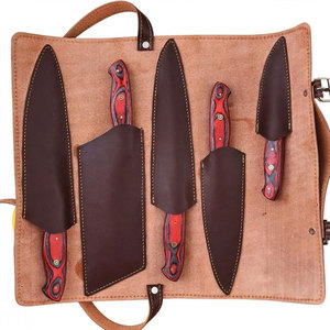 Ensemble de couteaux de chef en acier Damas, collection complète de cuisine professionnelle pour hacher, trancher, couper en dés et préparer les aliments - Product Image 3