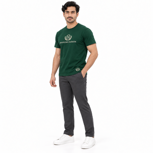 T-shirts pour hommes en coton 100% respirant, à manches courtes, unis, de qualité, pour la promotion, vente en gros et en vrac, à prix abordable, différentes tailles - Product Image 3
