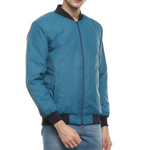 Chaqueta Bomber de Lona Cálida para Hombre, Ecológica, Transpirable, Acolchada, Estilo Aviador, Ropa de Calle Moderna - Product Image 1