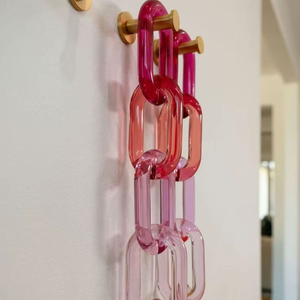 Cadena de eslabones de resina artística para colgar en la pared, decoración para sala de estar, cadena de eslabones de resina premium, decoración de pared - Product Image 6