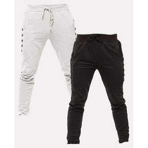 Pantalones Deportivos Ligeros de Poliéster para Hombre, Primavera-Verano, 100% Poliéster, Forro Polar Grueso y Cálido, con Cordón Ajustable, Anti-Pilling, Casuales - Product Image 1