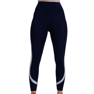Nouveaux Leggings Femme Personnalisés avec Logo Imprimé, Taille Haute, Motif Uni, en Coton/Fibre de Bambou Respirant, Longueur Intégrale, Effet Scrunch Butt, pour Fitness - Product Image 1