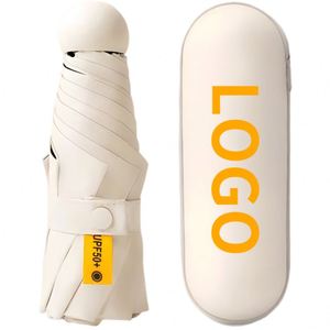 Paraguas Plegable de Bolsillo 5 en 1, Protección UV, Regalos Empresariales, Personalizable con Logotipo - Product Image 1