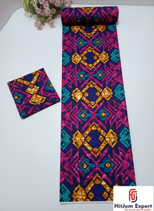 Tela de Popelina 100% Algodón con Estampado Africano de Cera de Tanzania de Primera Calidad para Prendas de Moda y Manualidades - Product Image 6