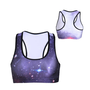 Women Sublimated Sports <b>Bra</b> Premium Printed Design Gym Fitness Training Running Comfortable <b>Stretch</b> Fit - Product Image 1