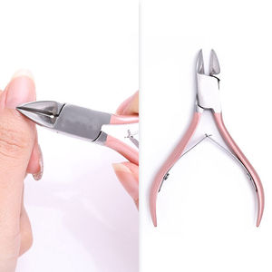 Stainless Steel Curved Cuticle Nippers with Wide Jaw Opening for Finger Pedicure & Manicure - Product Image 6