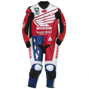ชุดจั๊มสูทมอเตอร์ไซค์ Zonda MotoCP Moriwaki หนังวัว/หนังจิงโจ้ สำหรับขับขี่มอเตอร์ไซค์/ชุดแข่งรถมอเตอร์ไซค์ สำหรับนักขี่มอเตอร์ไซค์ระดับมืออาชีพ - Product Image 1