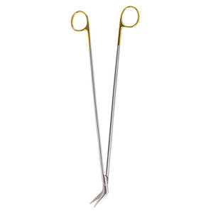 Ciseaux chirurgicaux Debakey-Potts, meilleurs instruments de cardiologie pour la chirurgie vasculaire, design léger et angulaire par Grip Surgical - Product Image 5