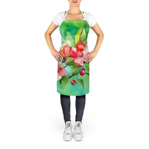 New Arkansas Apple Blossom Watercolor Large Multicolor <b>Apron</b> for <b>Cooking</b> Baking Crafts Gardening-Unisex for Adults <b>Men</b> Women - Product Image 2