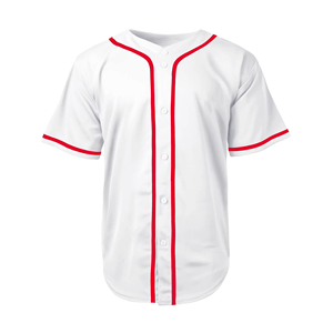 Latest High Quality Relax Breathable Fit with Delicate Neck and Rounded Bottoms Men <b>Baseball</b> Jersey Custom Solid Color - Product Image 4
