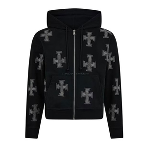 2026 New Arrival Premium Rhinestone Sweat Suit Men USA Sparkling <b>Tracksuit</b> Hoodie Pants Set Stylish Wear - Product Image 5