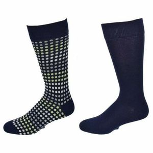 Calcetines de vestir para hombre de algodón peinado, paquete de 2 pares - Product Image 4