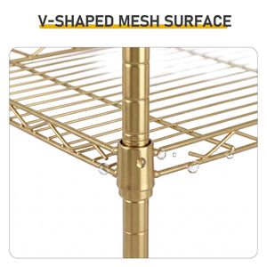 Espositore Regolabile a 5 Livelli 54*29*150cm in Ferro Preassemblato con Struttura Deformabile e Piedini Regolabili - Product Image 3