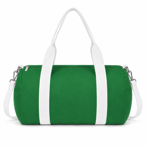 Sac fourre-tout personnalisé Iota Phi Lambda Sorority, vert et blanc, logo brodé, usage quotidien, grande capacité, sac de sport en nylon et polyester - Product Image 3