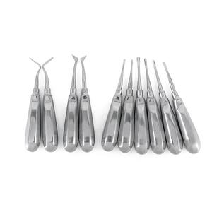 เครื่องมือถอนฟันแบบโค้งทำจากสแตนเลสสำหรับยกโคนรากฟัน ใช้สำหรับการผ่าตัดทางทันตกรรม - Product Image 2