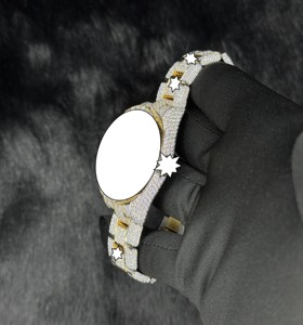 Mejor Precio, Relojes Iced Out de 41 mm, Movimiento Automático de Lujo, Acero Inoxidable, Estilo Hip Hop, con Moissanita VVS, para Hombre y Mujer - Product Image 5