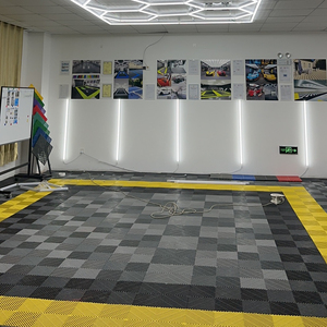 Dalles modulaires en plastique emboîtables pour sol de garage automobile robustes - Product Image 3