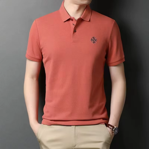 เสื้อโปโลผู้ชายแบบเรียบขายส่ง หลากสี เสื้อโปโลแขนสั้นลำลองสำหรับผู้ชาย - Product Image 3