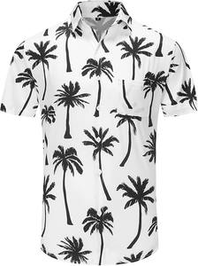 Nueva Camiseta Hawaiana para Hombre Cosida a Medida, Cómoda, Antiarrugas, de Primera Calidad, con Precio al por Mayor - Product Image 3