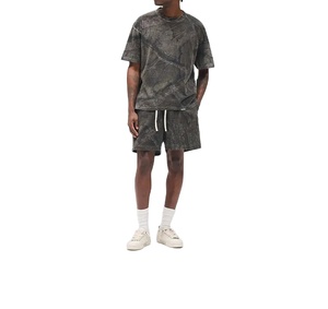 T-shirts surdimensionnés personnalisés en gros, style Hip Hop, 100% coton, pour hommes - T-shirts respirants imprimés et vierges de grande taille - Product Image 4