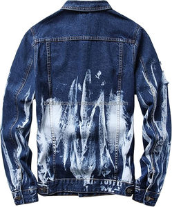 Chaqueta Vaquera Clásica de Invierno para Hombre BooMletcorp, Estilo Urbano, Cuello Alto, Transpirable y de Secado Rápido, Gran Venta - Product Image 2