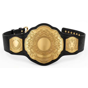 Ceinture de championnat d'arts martiaux en cuir sur mesure, taille haute, pliable, antidérapante, couleurs et logo personnalisables, vente en gros - Product Image 6