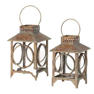 Farol de Hierro Vintage, Perfecto para Decoración de Balcón, Ofrece Iluminación Cálida y Suave con un Hermoso Trabajo Metálico, Farol de Uso Duradero - Product Image 1