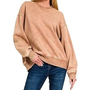 Nouveau style de sweat-shirt à manches longues pour femmes vêtements d'hiver décontractés élégants avec un design unique coupe décontractée et matériau doux respirant - Product Image 3