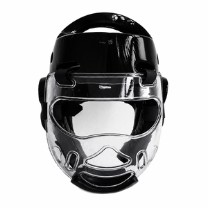Protector de Cabeza Duradero SULTAN BOXING, Casco Deportivo con Protección Facial Transparente, Suela de Cuero para Adultos Unisex, Material de PC, Cierre de Gancho y Bucle - Product Image 3