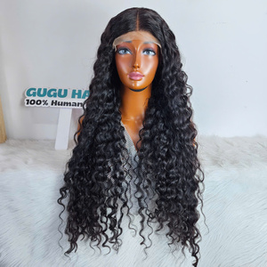 Wholesale 250% Human Hair Burmese Curly Ends Glueless <b>Wigs</b> HD <b>Lace</b> Raw Natural Human Hair <b>Wigs</b> - Product Image 4