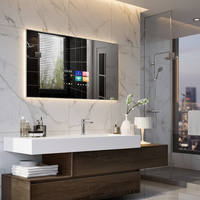 Espejo Inteligente Vercon para Baño, Espejo Android con Retroiluminación, Pantalla de 10.1 Pulgadas, 1200*700 mm, Centro de Aplicaciones, YouTube, Wifi, Bluetooth, Seguimiento de Salud