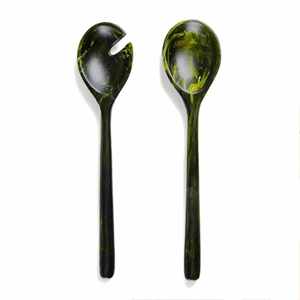 Cuillère en résine écologique classique pour servir des légumes et des salades, utilisation quotidienne en cuisine, durable avec des bords lisses, SKILL ARTISAN - Product Image 6