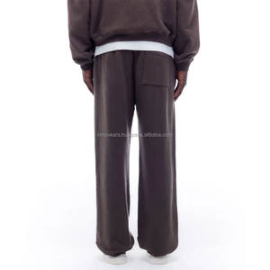 Pantalon de survêtement unisexe modèle personnalisé Pantalon de survêtement d'hiver pantalon de survêtement d'hiver en tricot élastique de taille moyenne logo personnalisé - Product Image 4