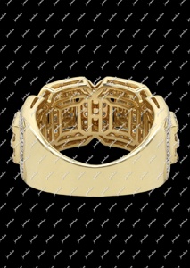 Best Selling Unisex 14K Gold Plated IGI Certified <b>Ring</b> for Wedding Engagement Party Wear Available for Export Price - Product Image 4