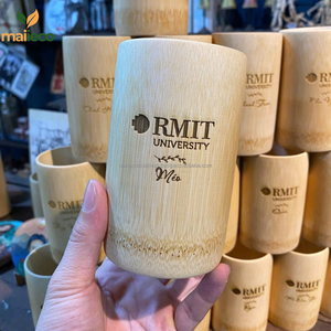 Custom Logo Natural Fiber Bamboo Reusable Silicone Eco-Friendly Multi-functional Modern Carton Coffee <b>Tea</b> Sake Water Drinking - Product Image 4