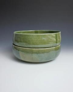 Ensemble de bols à céréales en céramique vert sauge classique, glaçure lisse, grande capacité, durable, sans danger pour les aliments, parfait pour les moments de repas en famille - Product Image 5