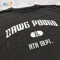 T-shirt Homme Personnalisé Style ERD avec Impression Sérigraphique, Lavage Acide, 200 g/m², 100% Coton, Col Fin, Coupe Boxy Courte