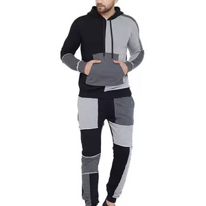 Conjunto Deportivo para Hombre, Corte Holgado, Sudadera con Capucha y Pantalones Deportivos, Estilo Urbano, Bajo MOQ, Proveedor OEM ODM - Product Image 1