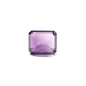 Emerald Cut Amethyst Loose Gemstone 9 Carat Purple Calibrated Stone for Fine Jewelry - Product Image 2