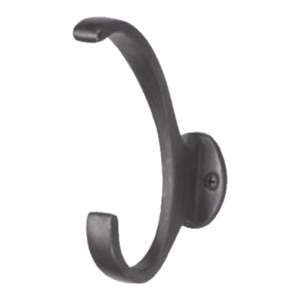 Nouveau crochet mural en métal avec 2 crochets pour porte de salle de bain, porte-serviettes, porte-vêtements - Anti-rouille et gain de place, organisateur domestique - Product Image 1