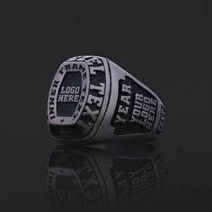 Bague d'École BOJ 025 Personnalisée en Argent et Diamant, Bague de Diplôme Universitaire Unisexe, Cadeau pour Fêtes et Occasions Spéciales, Prix Bas - Product Image 5