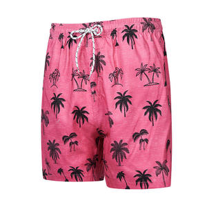 Hot Sale Custom Solid <b>Men's</b> Swim Shorts Quick Dry Eco-Friendly Beach <b>Trunks</b> with Front Logo Drawstring OEM Available All Sizes - Product Image 3