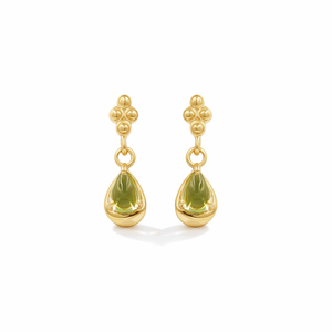 Ishime Jewels PC12E 925 Sterling <b>Silver</b> Peridot Oval <b>Stud</b> Earrings Rose Gold Plated Prong Setting Artistic Curve Luxury Designer - Product Image 3
