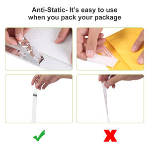 Correo de burbujas de polietileno autoadhesivo impermeable 9x11 conveniente para supermercado y promoción - Product Image 5