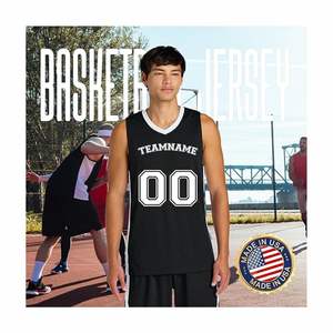 Camiseta de Baloncesto Casual Sublimada con Impresión Personalizada al por Mayor, Poliéster Premium Transpirable de Secado Rápido con Protección UV para Equipos Deportivos - Product Image 3