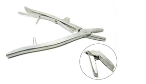 Pinzas Ortopédicas Manuales de Bloqueo de Acero Inoxidable para Extracción de Clavos Elásticos, Instrumento Quirúrgico Reutilizable para Cirugía Ósea - Product Image 3