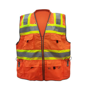 Gilet de sécurité réfléchissant pour la construction, la circulation routière, les motards, vêtements de travail, vestes de sécurité haute visibilité, veste de sécurité confortable pour hommes - Product Image 1