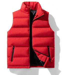Gilet chauffant sans manches haut de gamme pour l'hiver, personnalisable avec logo, résistant au vent, rembourré, fabricant, vente en gros - Product Image 5