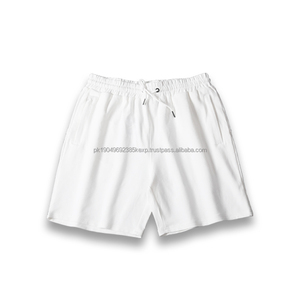 Vente en gros de shorts vierges solides en coton à séchage rapide de marque privée personnalisés pour le sport, la course à pied, le basket-ball pour hommes - Product Image 2